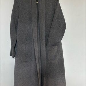 Tahari Women's Charcoal Cardigan